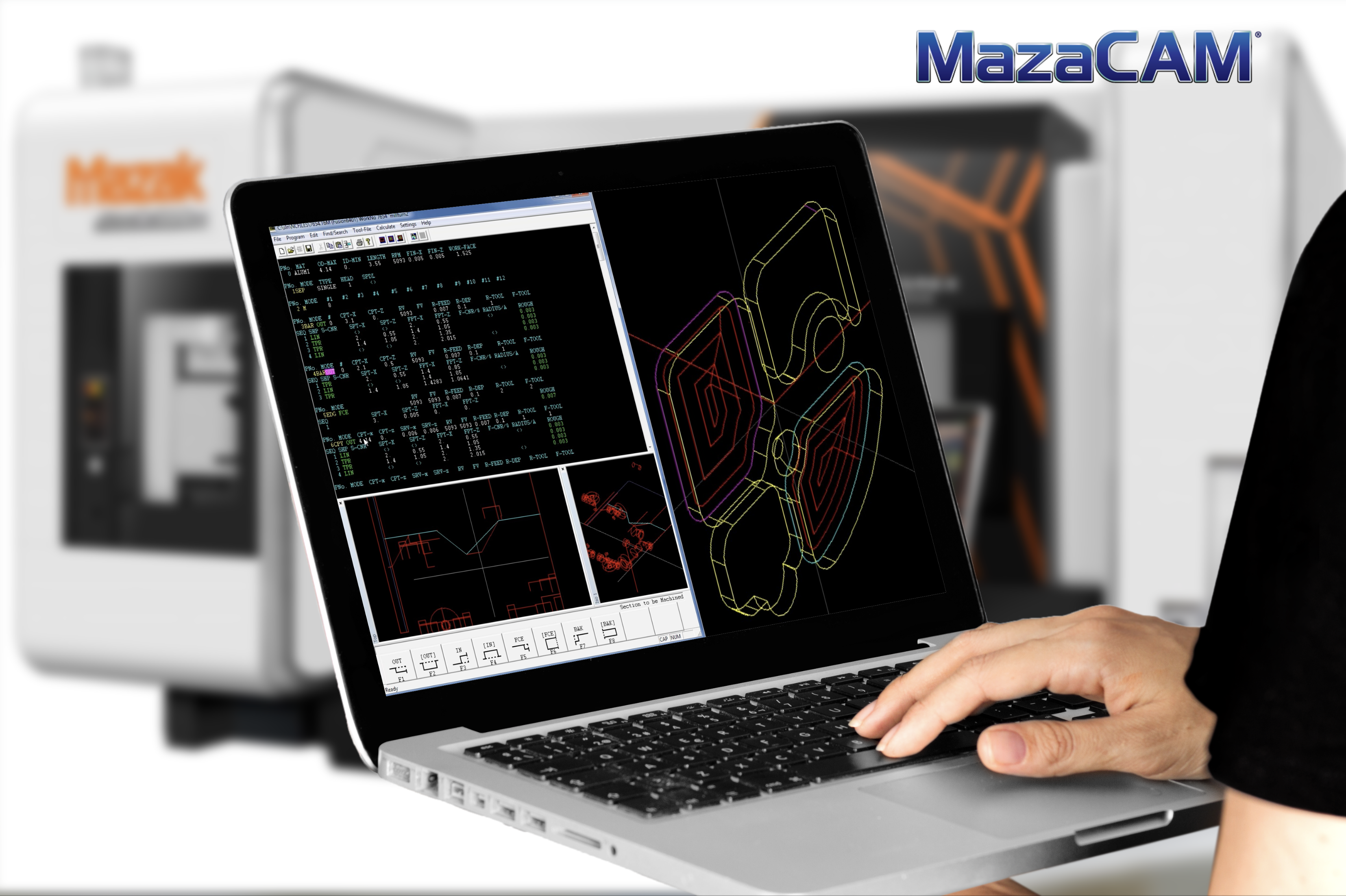 MazaCAM Editor Screenshot