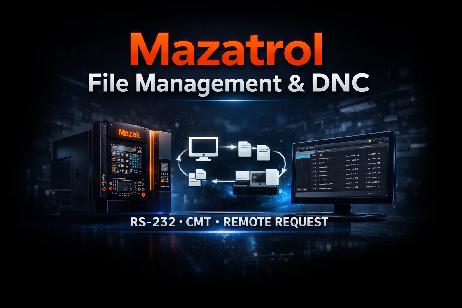 Mazak File Management and DNC Communication